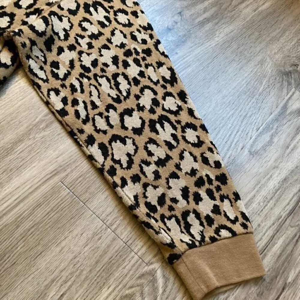 C.D. Daniels Leopard Print Sweater Plus Size 3X